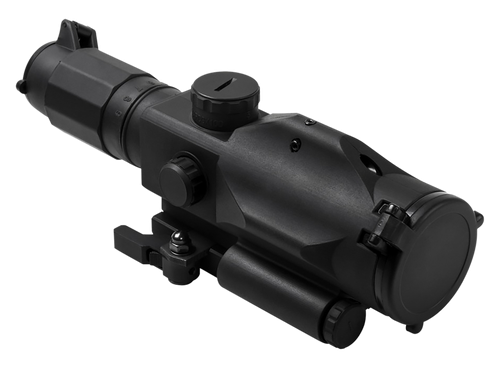 NcStar VSRTP3940GV3 SRT  Gen 3 Black Hardcoat Anodized 3-9x40mm Illuminated P4 Sniper Reticle Green Laser