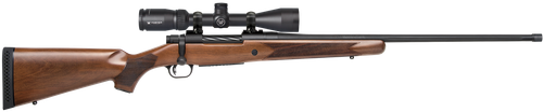 Mossberg 28124 Patriot  300 Win Mag Caliber with 3+1 Capacity, 24" Threaded/Fluted Barrel, Matte Blued Metal Finish & Walnut Stock Right Hand (Full Size) Includes Vortex Crossfire II 3-9x40mm Scope