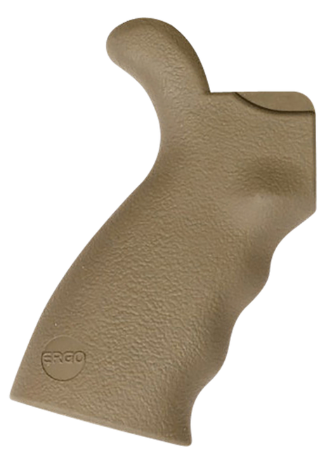 Ergo 4010DE Ergo 2  Made of Suregrip Rubber With Dark Earth Textured Finish for AR-15, AR-10