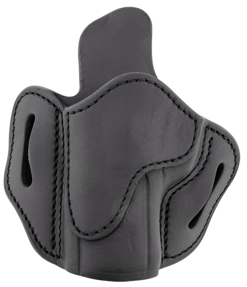 1791 Gunleather ORBH24SSBLL BH2.4S Optic Ready OWB Size 2.4S Stealth Black Leather Belt Slide Fits FN 509/HK VP9SK Left Hand