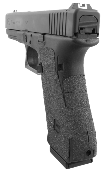 Talon Grips 113G Adhesive Grip  Compatible w/ Glock 17/22/24/31/34/35/37 Gen4 w/No Backstrap, Black Textured Granulate