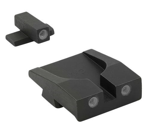 Meprolight USA 114203101 Tru-Dot  Green Tritium White Outline Front Sight-Green Tritium White Outline Rear Sight Springfield Armory XD-M/XD-S (Non OSP)