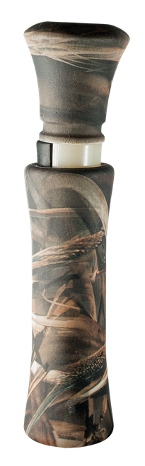 Duck Commander DC2006 Camo Max  Open Call Double Reed Mallard Hen Sounds Attracts Ducks Realtree Max-4 Plastic