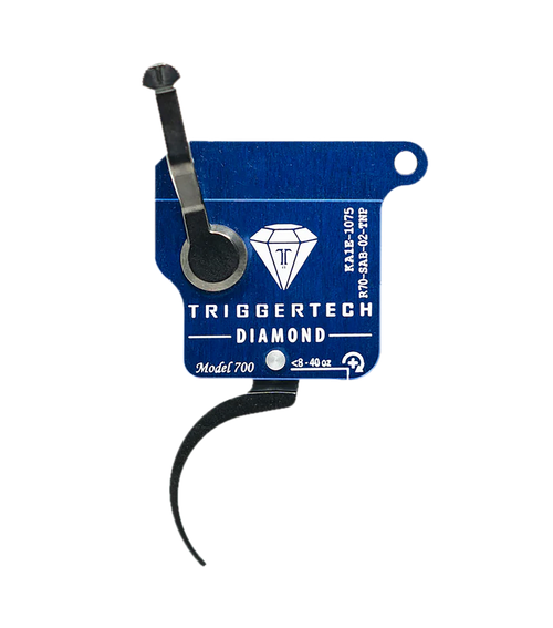 TriggerTech R70SAB02TNP Diamond  Black Curved Fits Remington 700 Right Hand