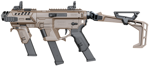 Recover Tactical PIXPMGFST02 P-IX+MG  PG9 SR20 Metal Front Guard Folding Stock Tan