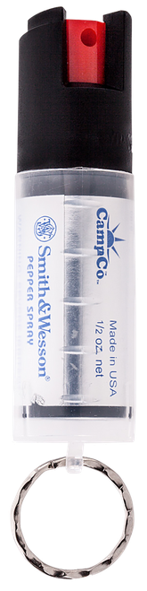 S&W Pepper Spray 1201 Pepper Spray  OC Pepper Range 10 ft 0.50 oz Clear Includes Keycap