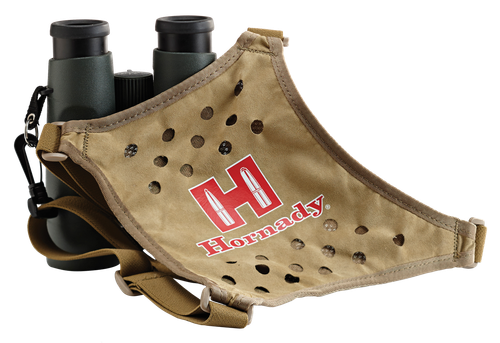 Hornady 99121 Binocular Harness  Tan Red Logo Elastic Straps