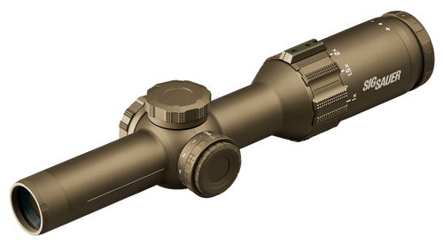 Sig Sauer Electro-Optics SOT61231 Tango6T  Flat Dark Earth 1-6x24mm 30mm Tube Illuminated Horseshoe Dot 5.56/7.62 Reticle