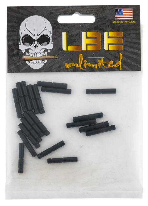 LBE Unlimited ARHTPN20K AR Parts Hammer/Trigger Pin 20 Pack AR-15 Black Steel
