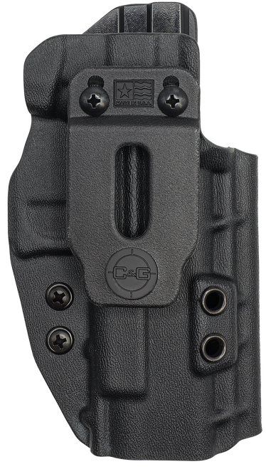 C&G Holsters 0056100 Covert  IWB Black Kydex Belt Clip Fits Glock MOS/48 Right Hand