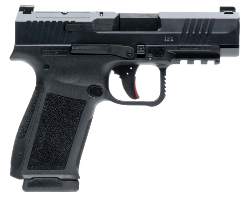 Canik HG7885N Mete MC9LS Sub-Compact Frame 9mm Luger 10+1 3.64" Black Steel Barrel, Black Nitride Serrated Steel Slide, Black Polymer Frame w/Picatinny Rail, Interchangeable Backstrap Grip