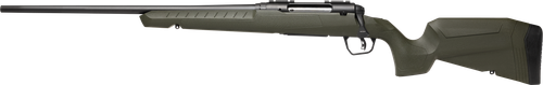 Savage Arms 32079 Axis 2  25-06 Rem 4+1 22" Matte Black Sporter Barrel, Matte Black Drilled & Tapped Steel Receiver, Fixed Green Synthetic Stock, Left Hand