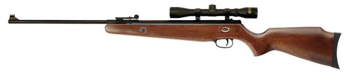 Beeman 1051 Teton Combo Spring Piston 177 Pellet Black Rec/Barrel Hardwood Stock Includes 4x32mm Scope