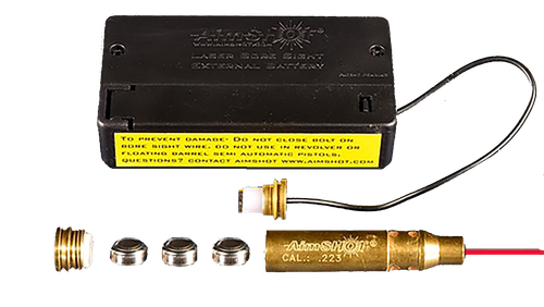 AimShot MBS22320X Modular Bore Sight  223 Rem Brass Includes Batteries