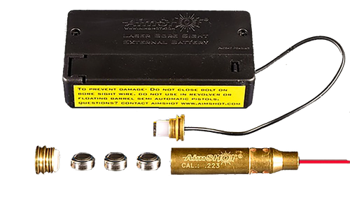 AimShot MBS22320X Modular Bore Sight  223 Rem Brass Includes Batteries
