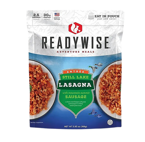 Wise Foods RW05808 Lasagna w/ Beef  2 Servings 6 Per Case