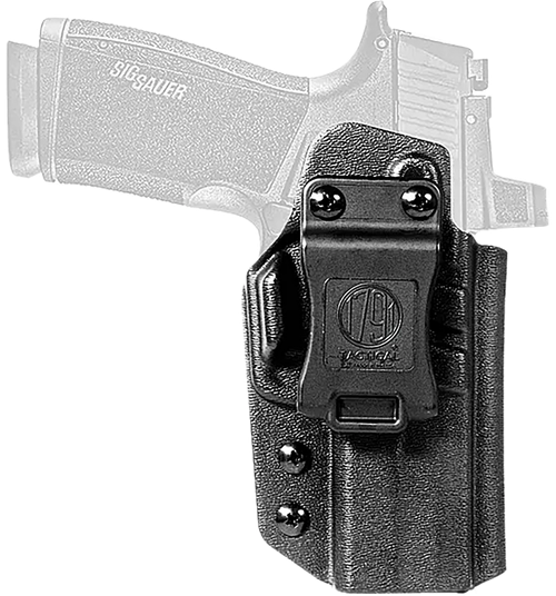 1791 Gunleather TACIWBP365XMBLKR Tactical  IWB Black Kydex Compatible w/ P365-X MACRO Belt Clip Right Hand