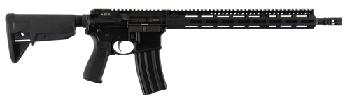 BCM 750750 RECCE-16 MCMR 223 Rem,5.56x45mm NATO 16" 30+1 Black Hard Coat Anodized, Manganese Phosphate, 6 Position Stock, Bravo Mod 3 Grip