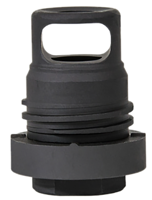 Yankee Hill 3102-1MB-24A Mini Phantom Q.D. Muzzle Brake Black Melonite Steel with 5/8"-24 tpi Threads & 1.60" OAL for 30 Cal AR-Platform