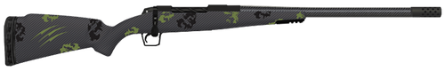 Fierce Firearms TWTROG300PRC22BF Twisted TI Rogue 300 PRC 22" Black Cerakote Steel Threaded Barrel, Black Cerakote Drilled & Tapped Titanium Receiver, LR Negative Comb Forest Camo Carbon Fiber Stock