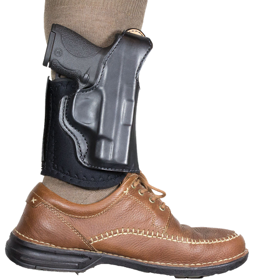 DeSantis Gunhide 014PC8JZ0 Die Hard Rig  Ankle Tan Leather/Sheepskin Fits Sig P365 Fits Sig P365 SAS Right Hand