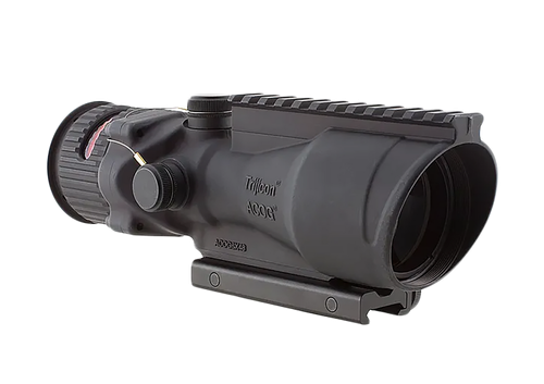 Trijicon 100005 ACOG w/TA75 Mount Matte Black 6x48mm Illuminated Red Horseshoe/Dot 308 BAC Reticle