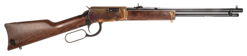 Heritage Mfg STR22LCH16 Settler Compact 22 LR 13+1 16.50" Black Oxide Alloy Steel Barrel, Color Case Hardened Aluminum Receiver ,Walnut Fixed Stock, Right Hand