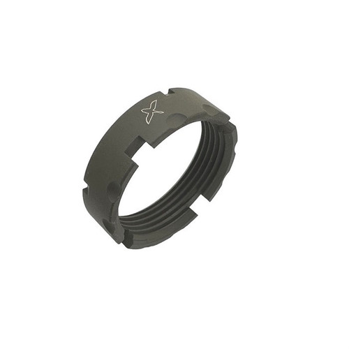 AR-15 BILLET CASTLE NUT BURNT OD GREEN