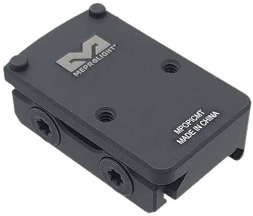 Meprolight USA 901141044 Picatinny Riser  Matte Black Aluminum RMR Footprint Mount