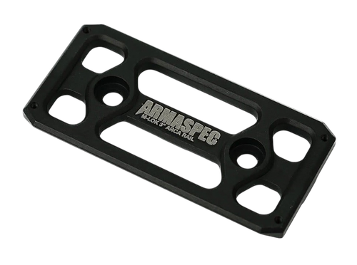 Armaspec ARM621-3 ARCA Rail 3 Slot M-LOK  Black Aluminum Compatible w/ AR-15/10 MLOK Rails