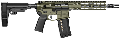 Radian Weapons R0505 Model 1 Pistol 300 Blackout 30+1 9", OD Green Billet Rec/M-Lok Handguard, Smooth Buffer Tube (No Brace), Magpul Grip, Ambi Controls, Dead Air QD Flash Hider, Adj. Trigger
