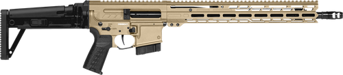 CMMG 60AA90CCT Dissent MK4 6mm ARC 10+1 (2) 16.10", Coyote Tan Rec/15" M-Lok Handguard, Side Charging Handle, Black Side Folding Stock & Zeroed Grip, Muzzle Brake, 60/90 Ambi Safety, Adj. Gas Block