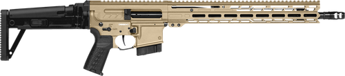 CMMG 60AA90CCT Dissent MK4 6mm ARC 10+1 (2) 16.10", Coyote Tan Rec/15" M-Lok Handguard, Side Charging Handle, Black Side Folding Stock & Zeroed Grip, Muzzle Brake, 60/90 Ambi Safety, Adj. Gas Block