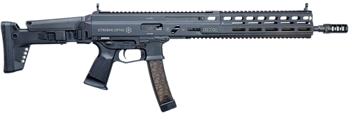 Grand Power 810091157961 Stribog SP9A1 9mm Luger Picatinny Rail, Black Polymer Grip