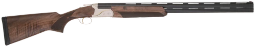 TriStar 33148 Trinity II LT Full Size 410 Gauge Break Open 3" 2rd 28" Black Over/Under Vent Rib Barrel, Engraved Silver Aluminum Receiver, Fixed Turkish Walnut Stock, Right Hand