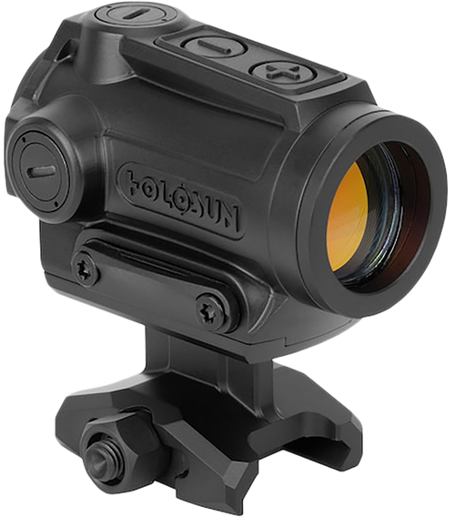 Holosun AROMRSGR   Black 1x 2 MOA Green Dot/65 MOA Circle Reticle