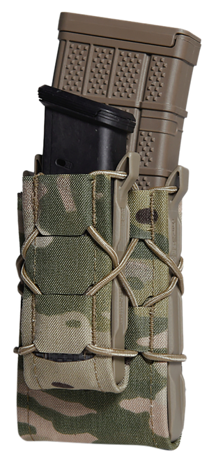 High Speed Gear 24DD00MC TACO Gen 2 Double Decker Multi-Cam Nylon Laminate MOLLE Mount Pistol/Rifle