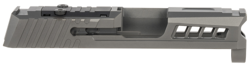 True Precision Inc TPP365SBCRMS Axiom Optic Cut Slide Fits Sig P365 Black DLC Anodized 416R Stainless Steel