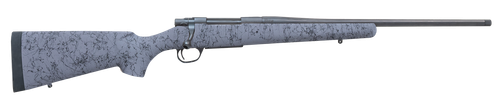 Howa HHSSL308GRY 1500 Superlite Gen2 Full Size 308 Win 3+1 20" Black Threaded Barrel, Matte Blue Steel Drilled & Tapped Receiver, Gray w/Black Webbing HS Precision Synthetic Stock, Right Hand