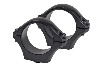 Tikka S1300924 Opti-Lock Rings  Black 1" Low