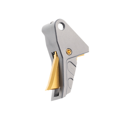 Tyrant CNC TDECHETRIGGREY/GOLD I.T.T.S Trigger Grey/Gold Fits Springfield Echelon