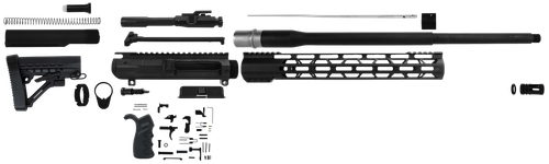 TacFire SSRK65CRDLPK20BN AR Build Kit  Sports South Exclusive 6.5 Creedmoor AR-Platform Black Nitride 5/8"x24
