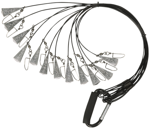 Higdon Outdoors 30323 Battleship Rig  Black 36" Long 12 Pack
