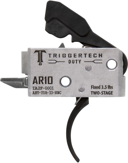 TriggerTech AHTTDB33NNC Duty  Curved Trigger Two-Stage 3.50 lbs Draw Weight Fits AR-10