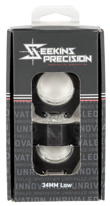 Seekins Precision 0010630002 Scope Rings  Matte Black 34mm Low