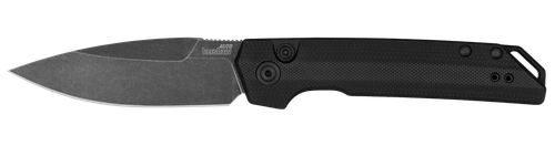 Kershaw 7038G10 Launch Iridium Automatic 3.45" Folding Plain Black Oxide Blackwash CPM MagnaCut Steel Blade, Black Anodized Aluminum/G10 Handle
