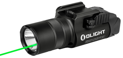 Olightstore Usa Inc BALDRPRORBK Baldr Pro R Black Anodized 300/500/1,350 Lumens White LED Green Laser