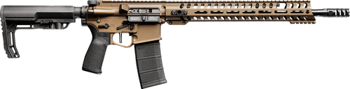 Patriot Ordnance Factory 02040 Renegade +  5.56x45mm NATO 30+1 13.75" Steel Threaded Barrel, Bronze Aluminum Receiver