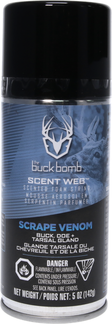 The Buck Bomb HSBBSWSCRPVEN Buck Bomb Scrape Venom Deer 5oz Aerosol