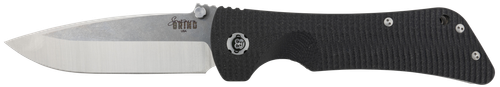 Southern Grind SG03030001 Bad Monkey  4" Folding Drop Point Plain Satin 14C28N Steel Blade, 5.25" Black G10 Handle, Includes Pocket Clip